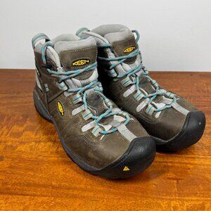 KEEN Womens Utility Detroit XT Work Boot 8 Waterproof Safety Toe Mid Hiker Shoes